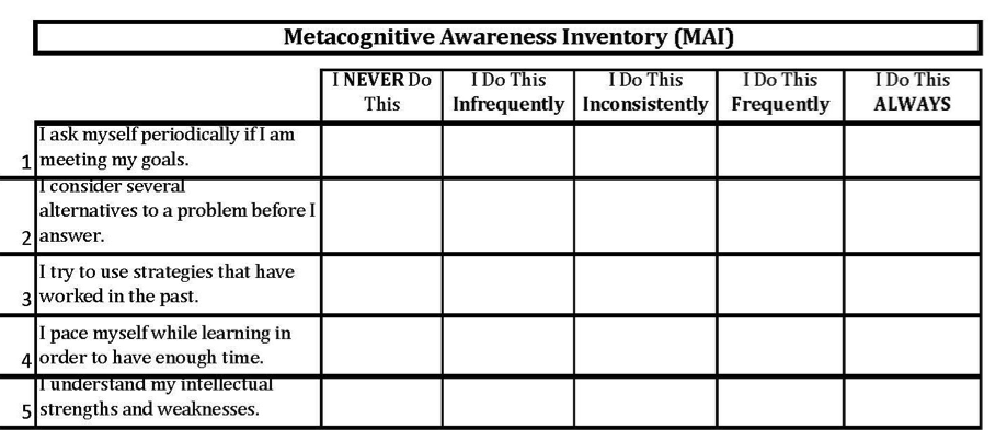 Five example MAI items with the new Likert-scale response options.