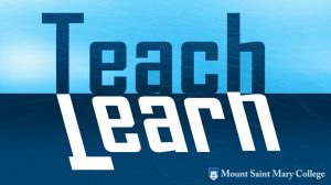 The word Teach with it's reflection made to look like the word Learn